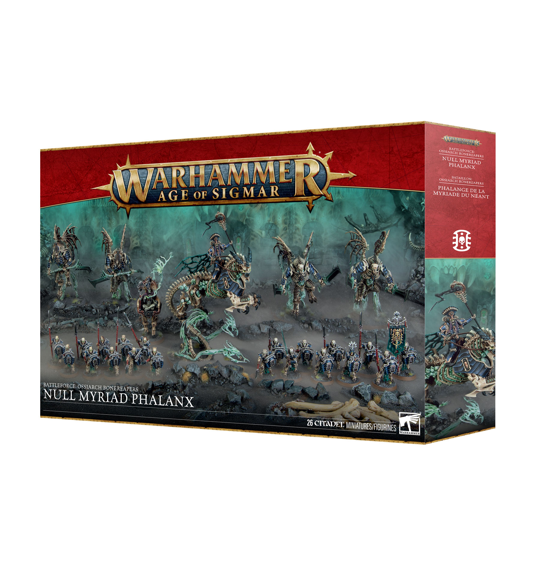 null wyriad phalanx front of box