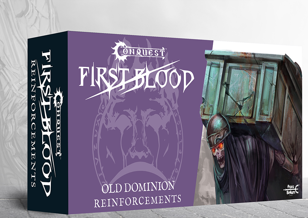 old dominion reinforcement box art of zombie carrying coffin