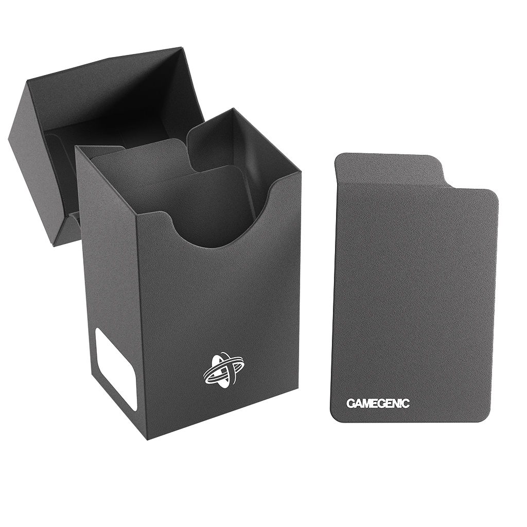 open black card holder with divider