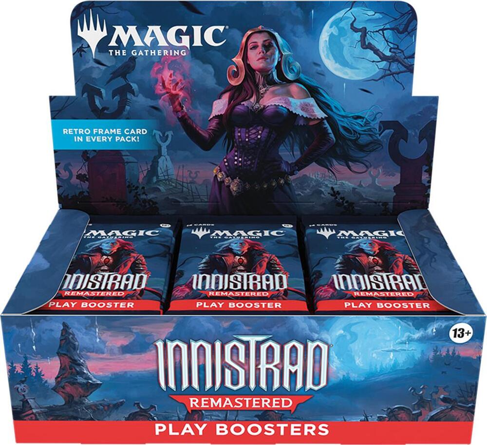 open innistrad remastered play booster display