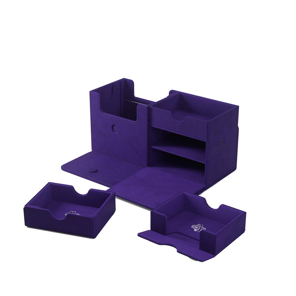 open purple deck box