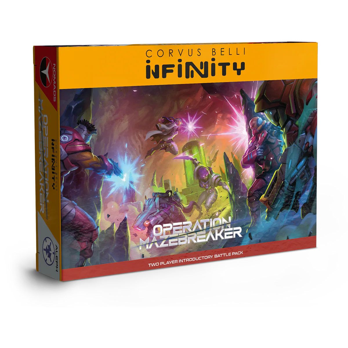 operation maze breaker front of box
