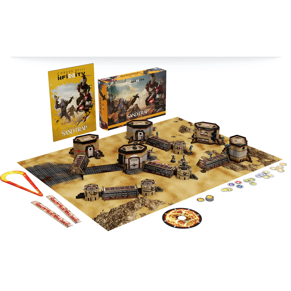 operation sand trap board and contents