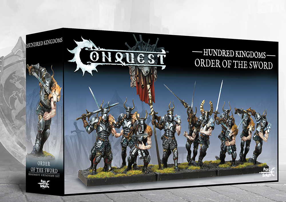 order of the sword box art featuring infantry in horned helmets