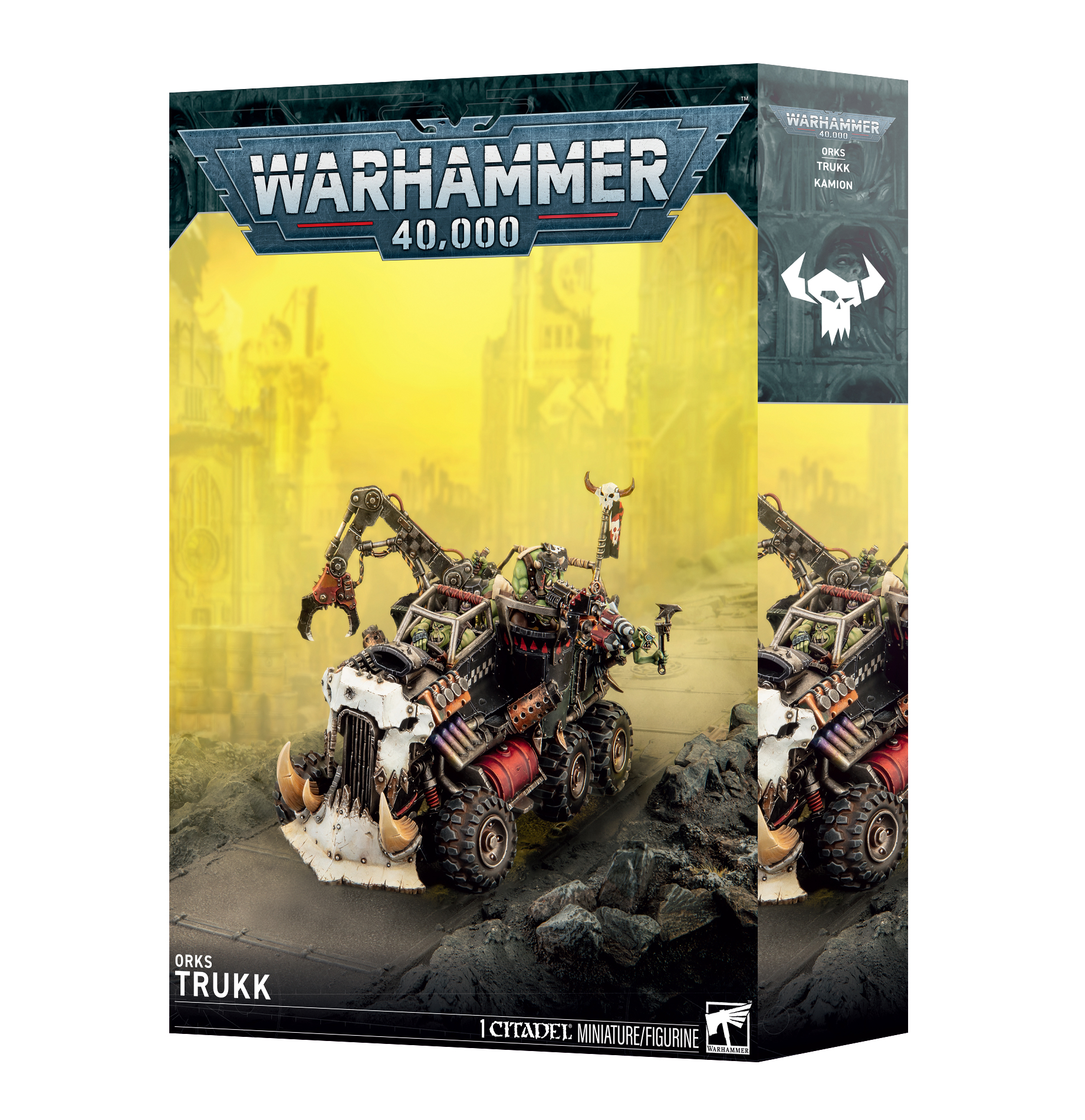 orks truck front of box