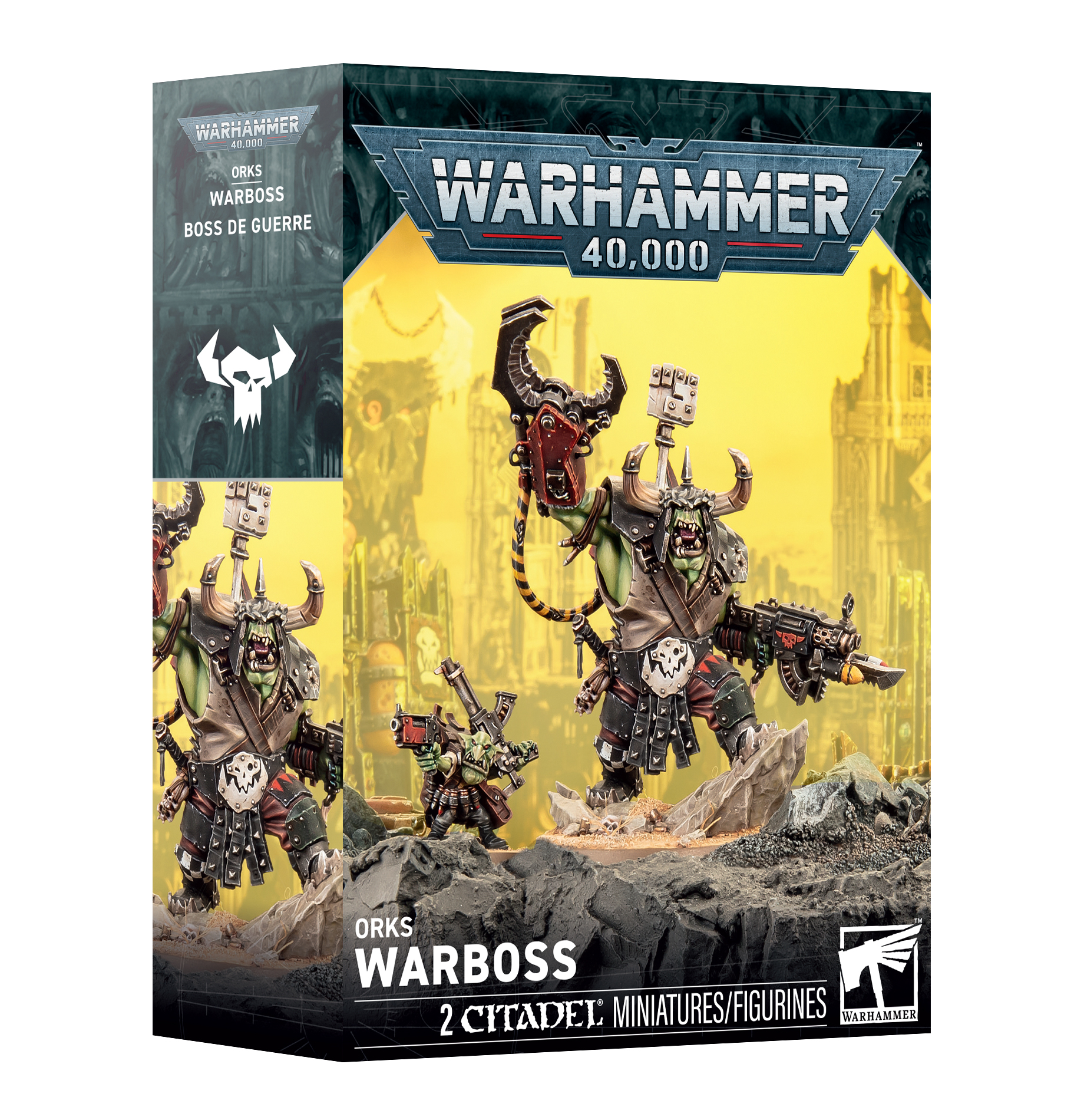 orks war boss front of box