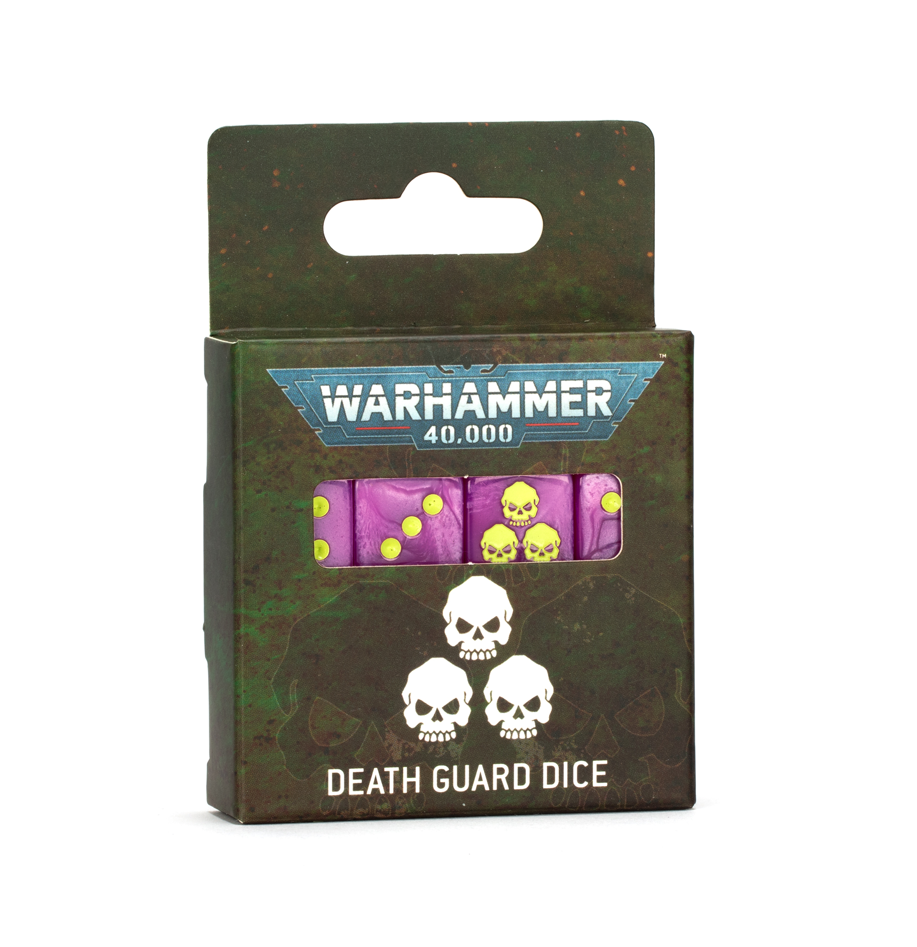 pack of purple dice