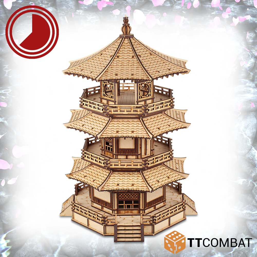 pagoda built terrain