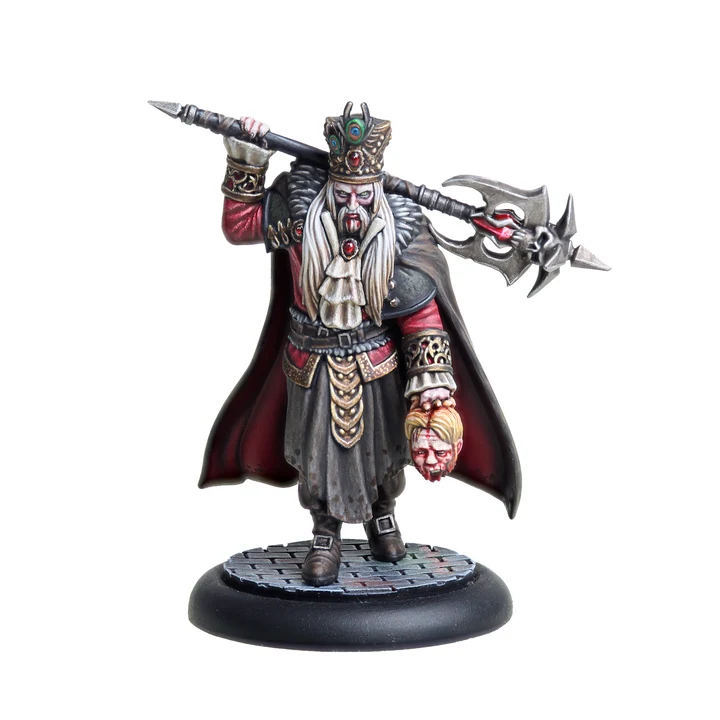 painted bearded vampire miniature