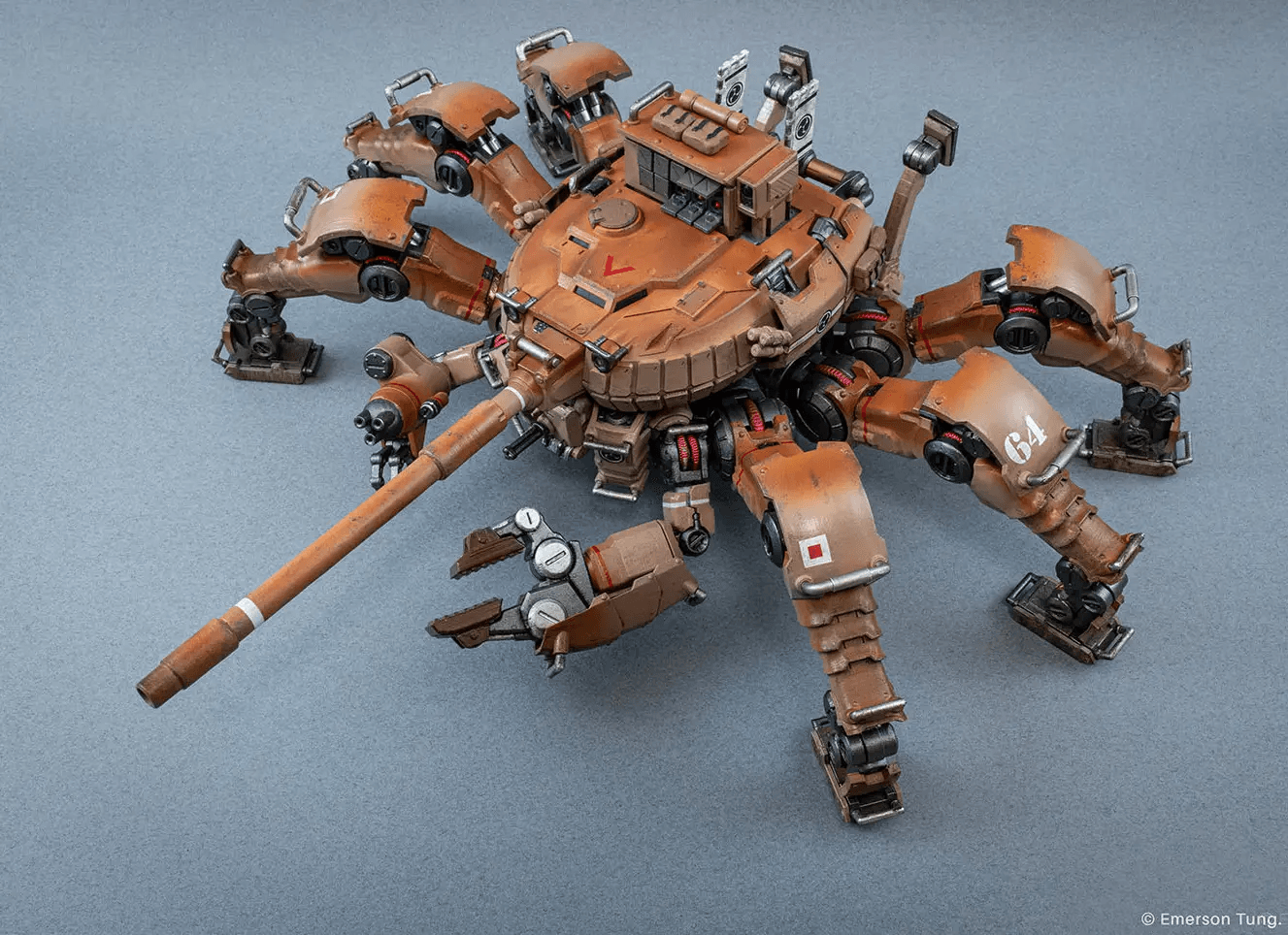 painted crab robot figure