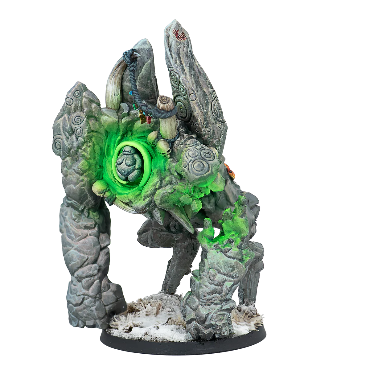 painted large rock monster miniature