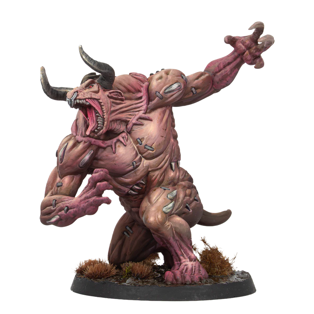 painted undead minotaur miniature