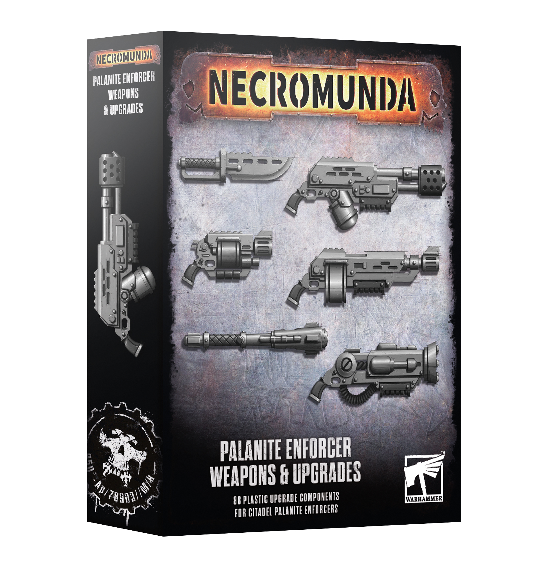 palanite enforcer weapons and upgrades box