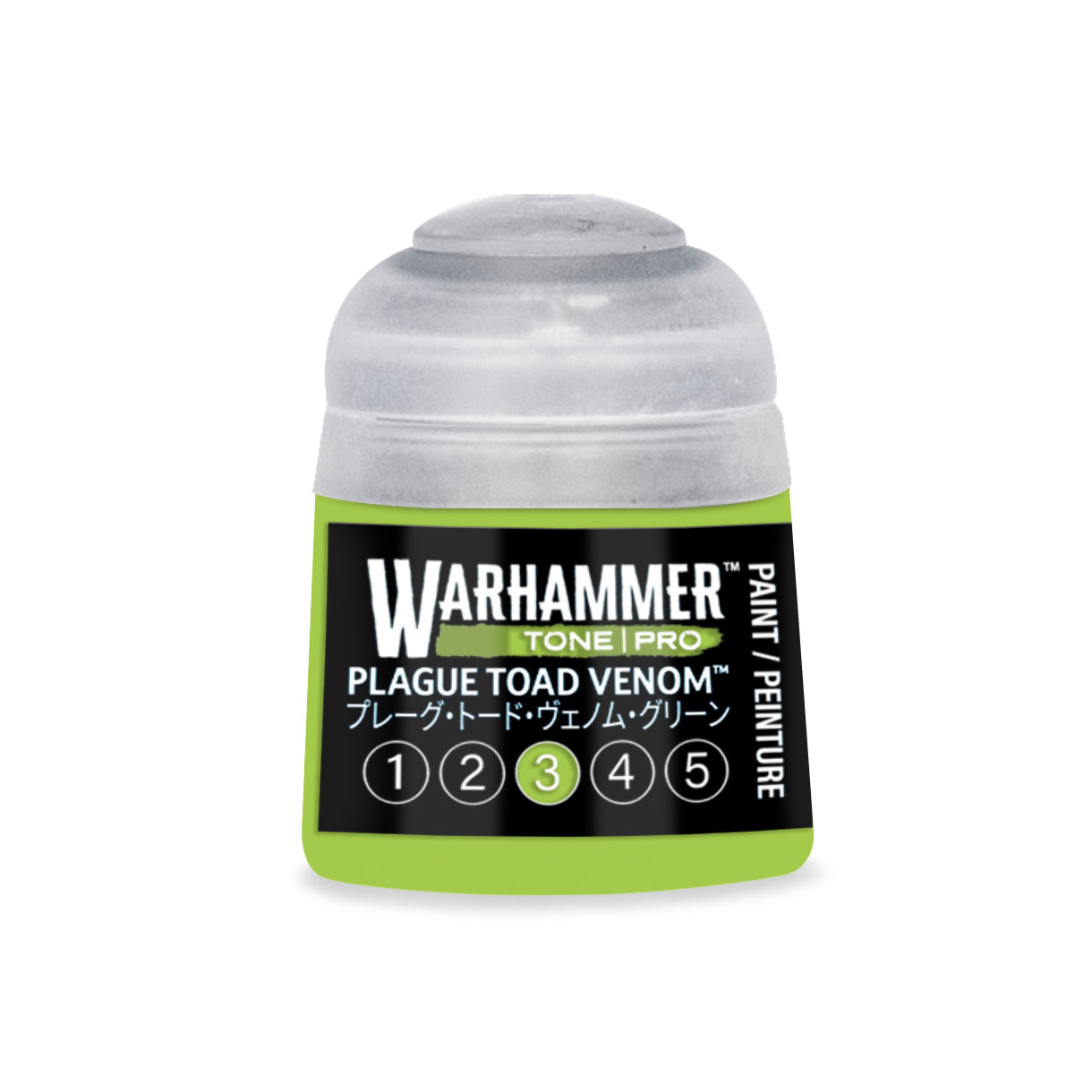 pot of lime green paint