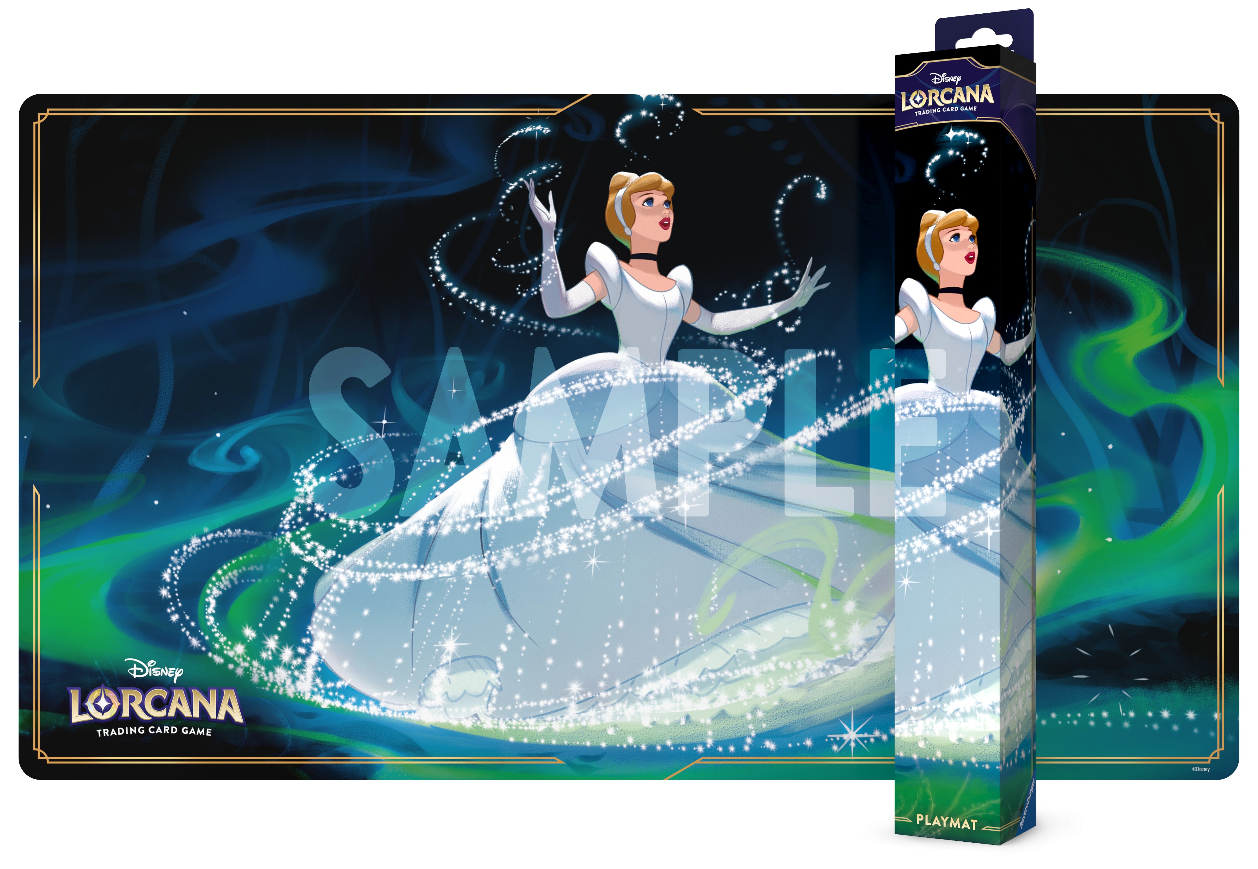 play mat featuring art of cinderella's transformation