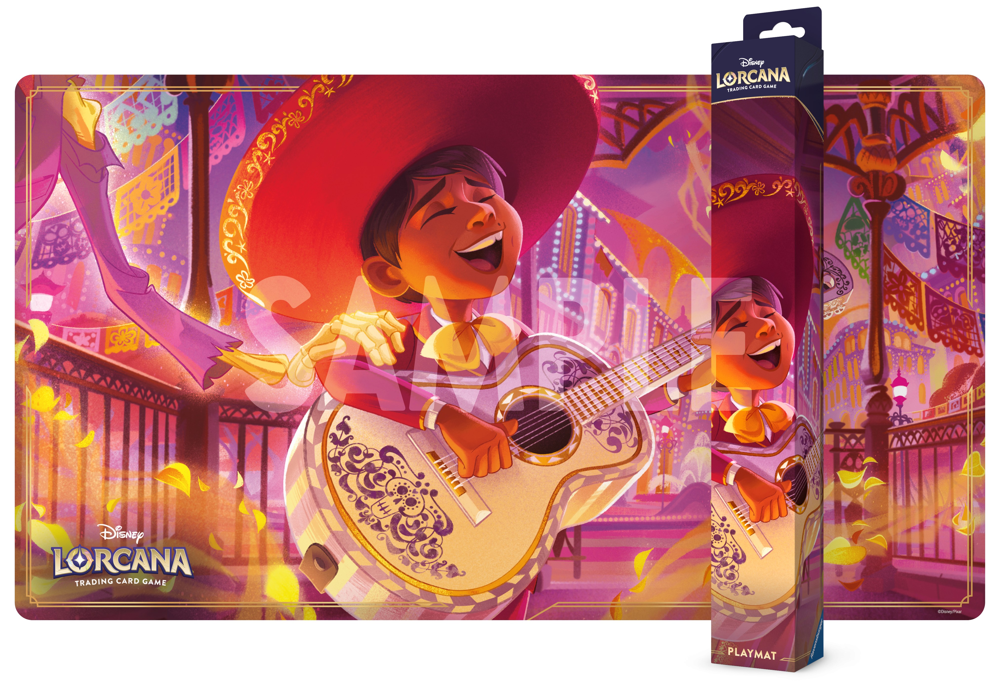 play mat featuring art of miguel from coco