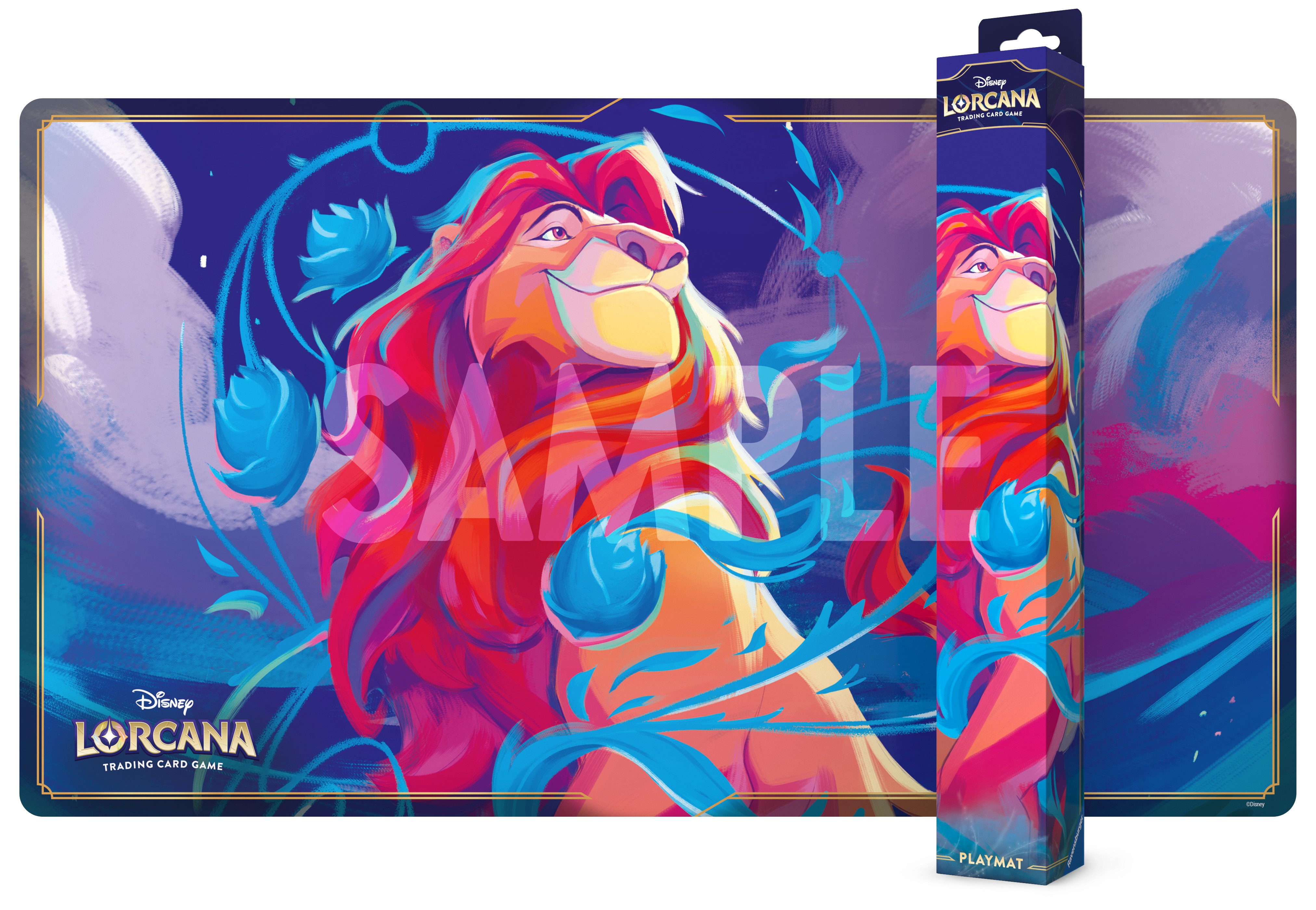 play mat featuring art of mufasa