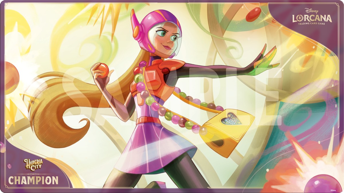 play mat featuring pixar's honey lemon
