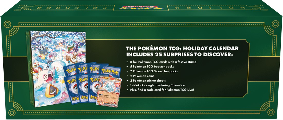 Pokemon 2024 Holiday Calendar Valhalla Hobby