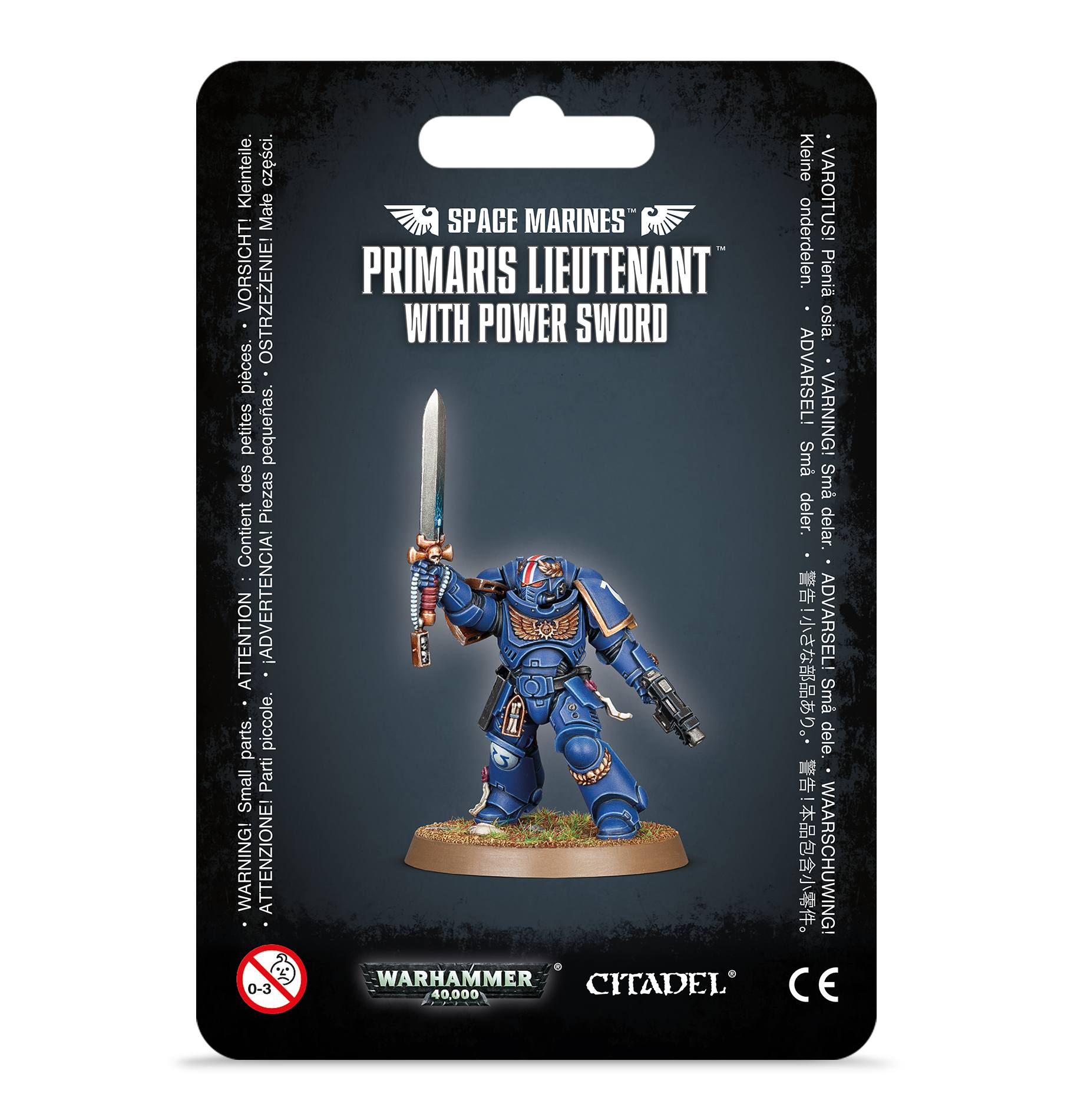 primaris lieutenant with power sword pack