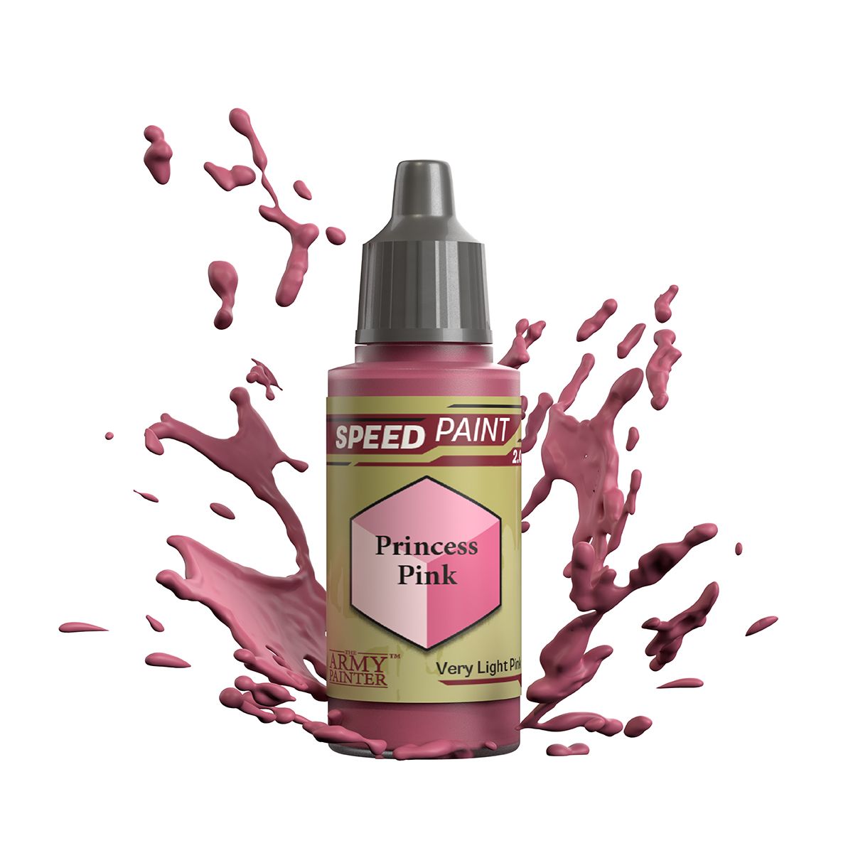 princess pink paint bottle