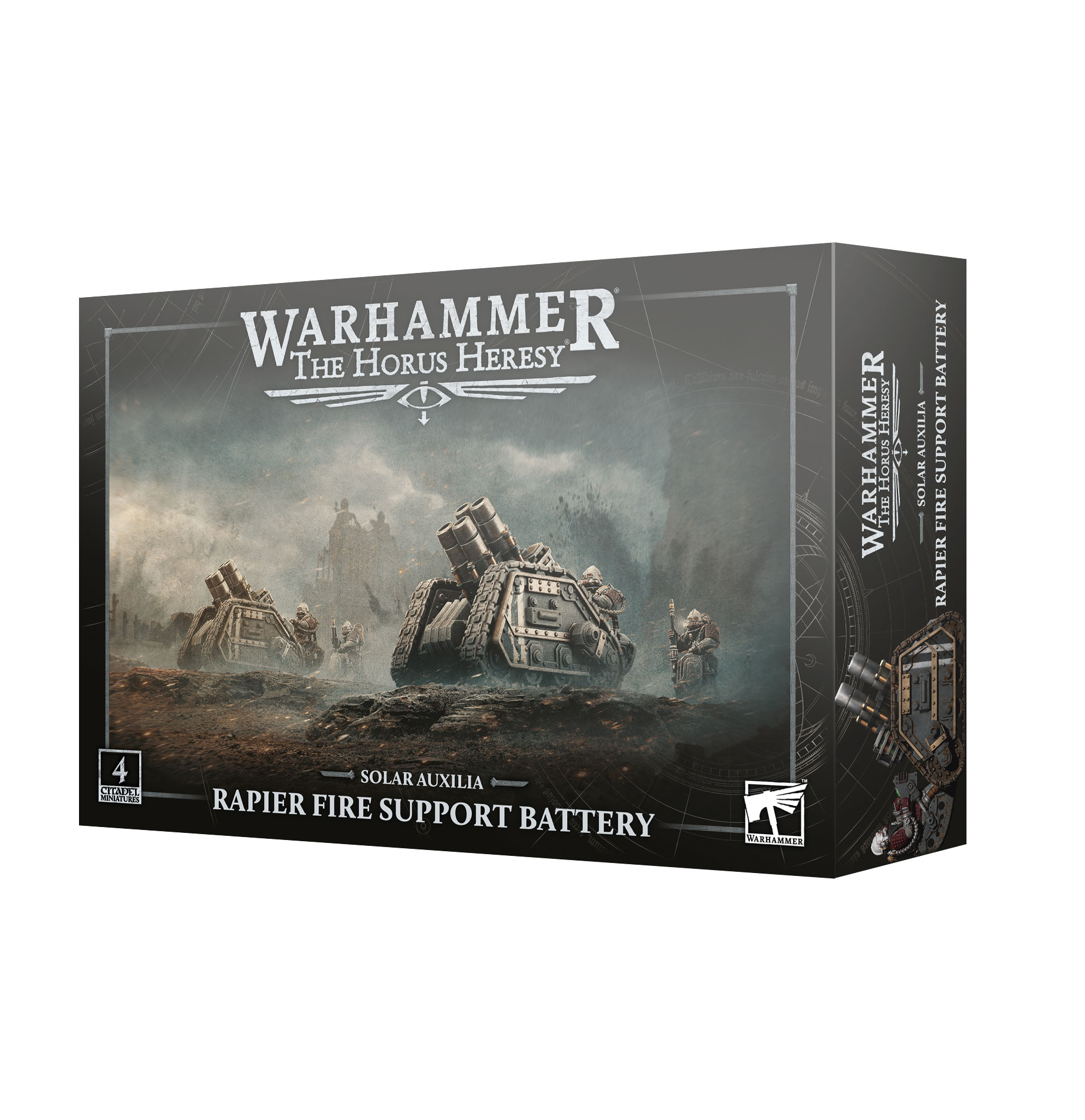 rapier fire support battery front of box