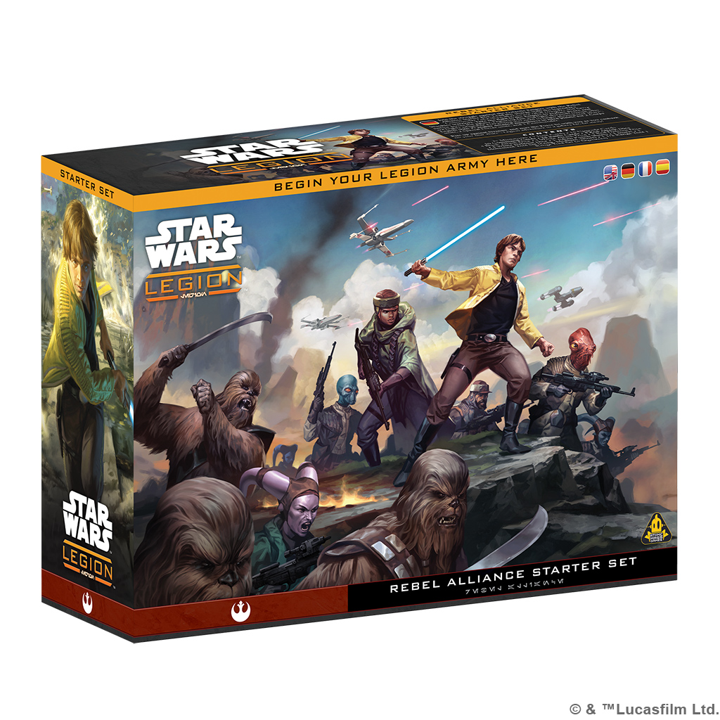 rebel alliance starter set featuring luke skywalker