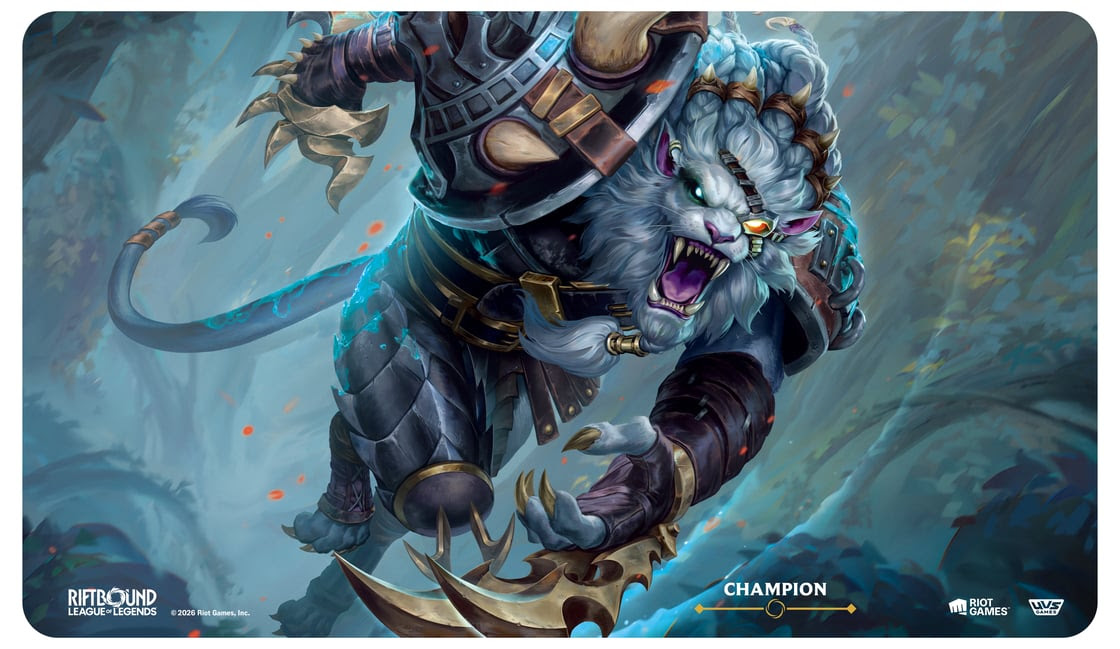 rengar trophy hunter play mat
