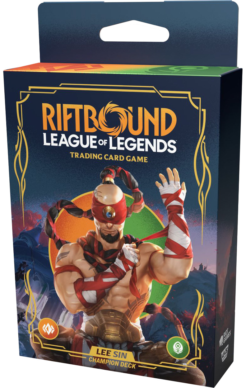 rift bound deck pack featuring lee sin