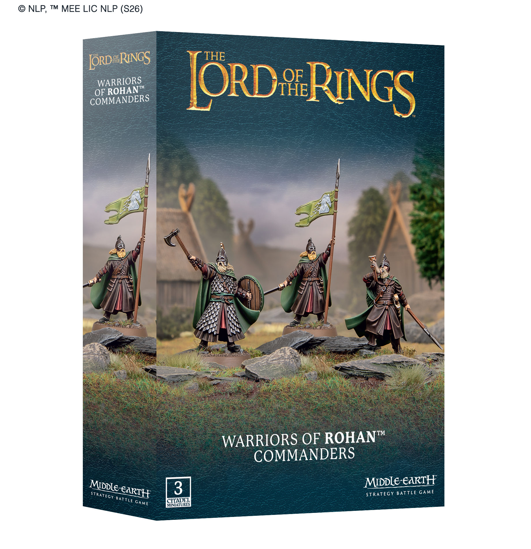 rohan commanders front of box