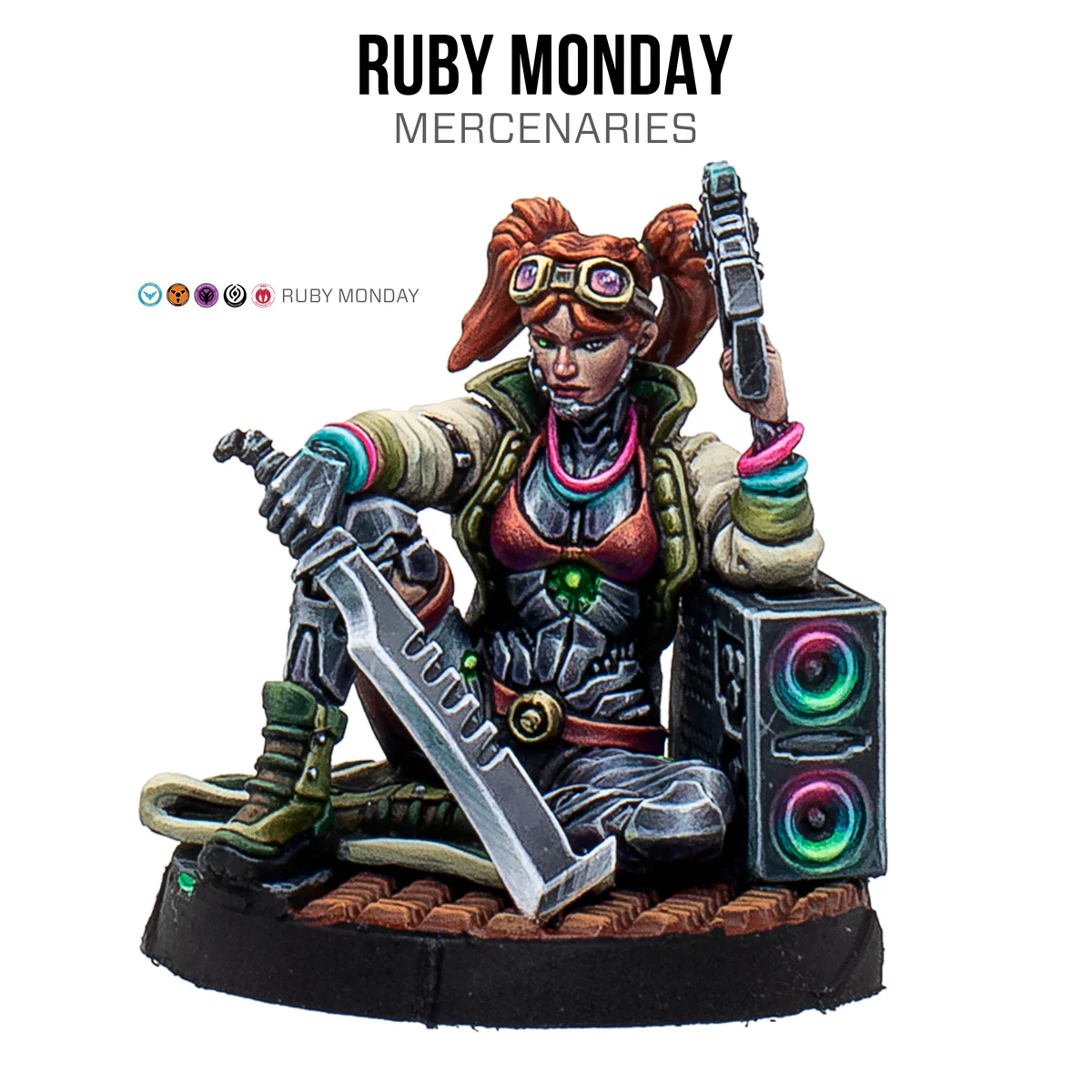 ruby monday painted miniature