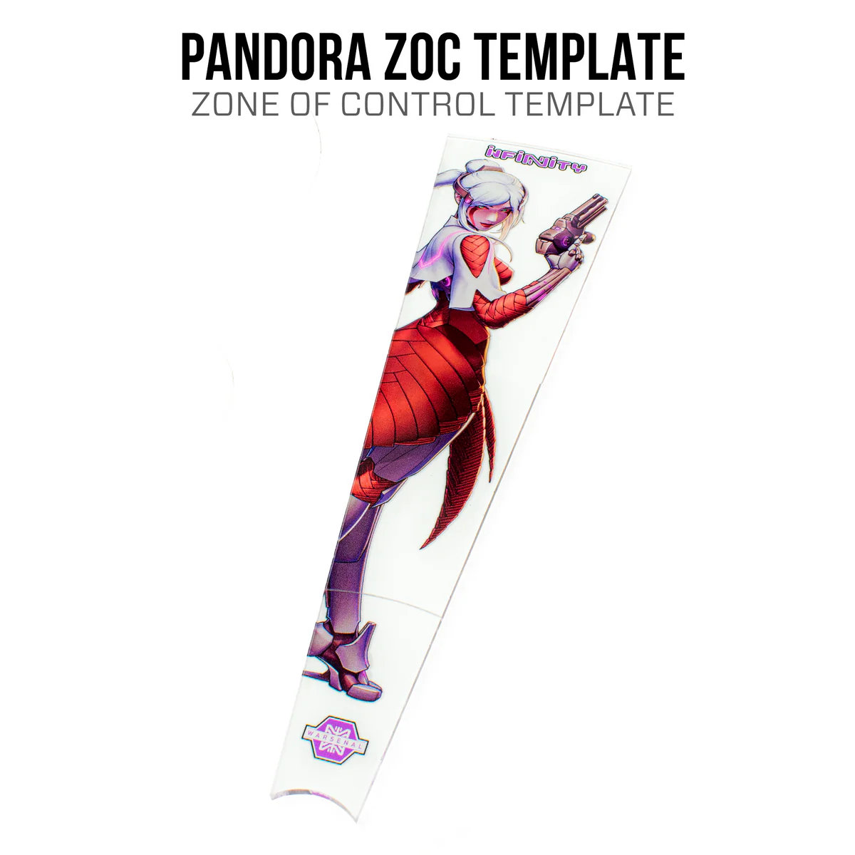 ruler with art of woman in red and white dress