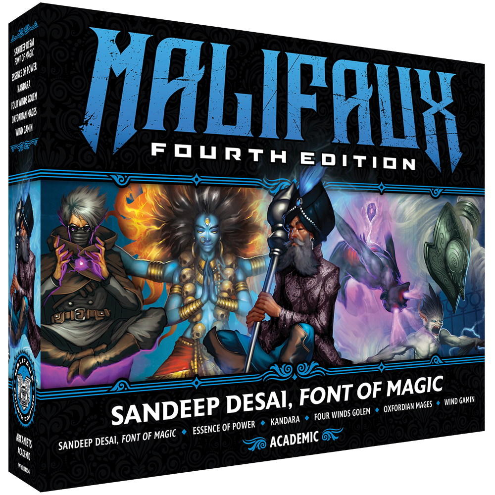 sandeep desai font of magic front of box