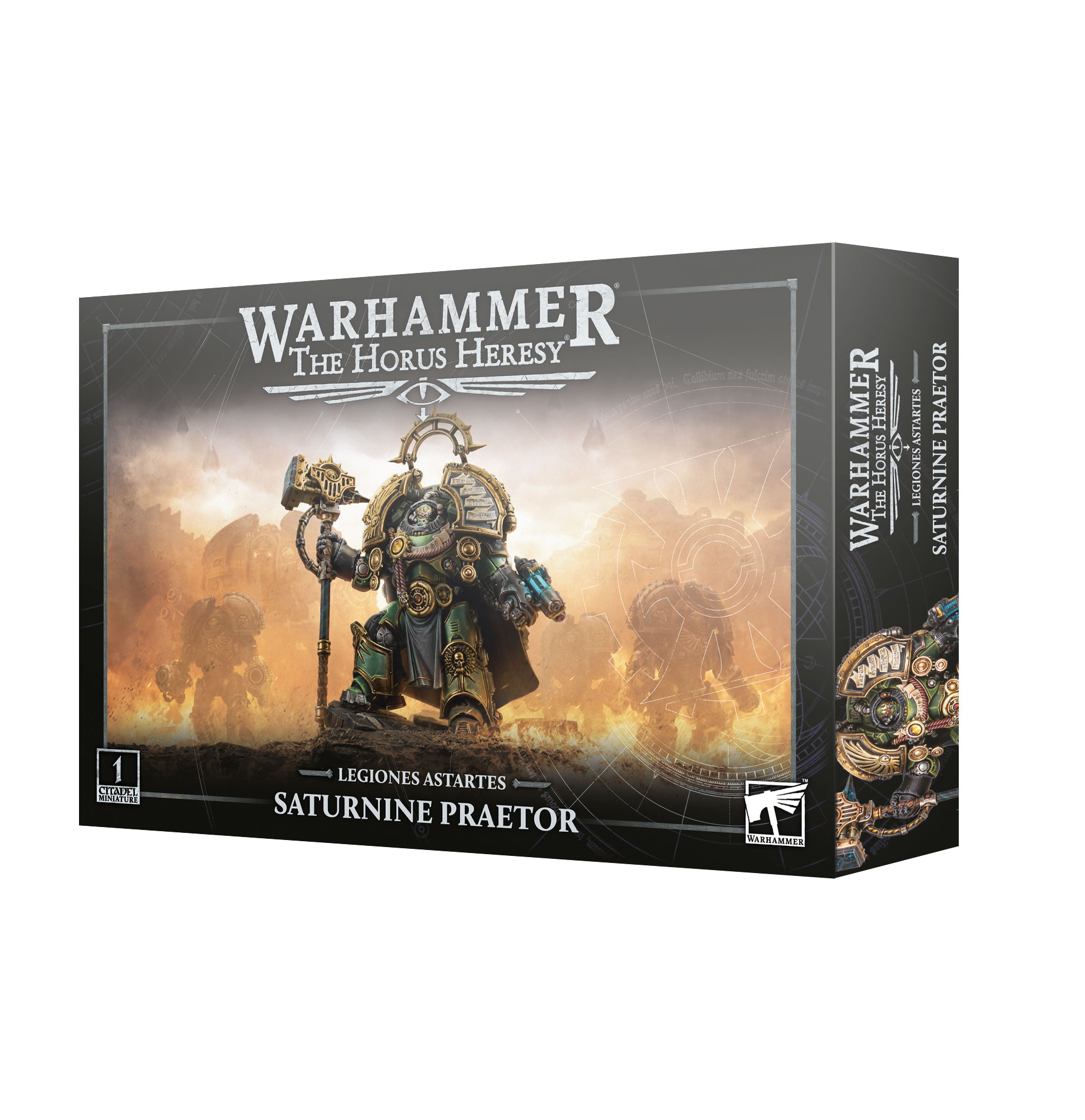 saturnine praetor front of box