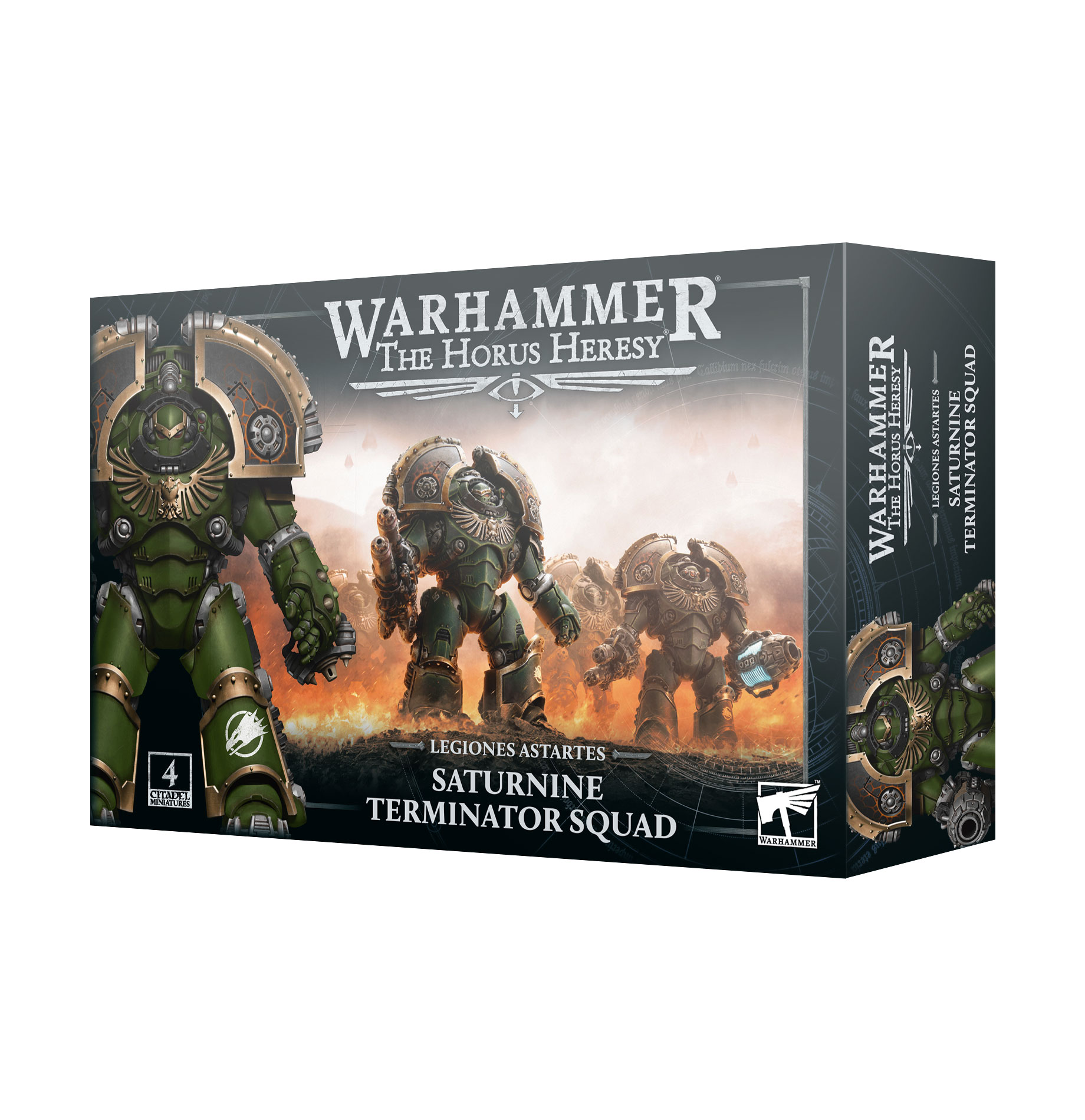 saturnine terminators front of box