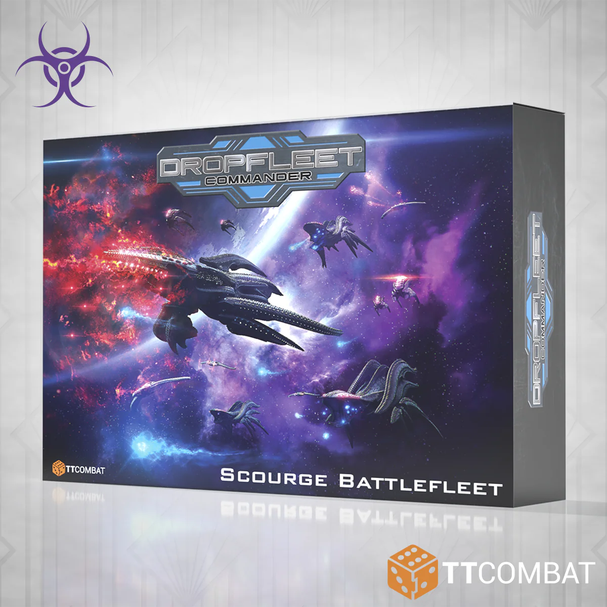 scourge battle fleet front of box