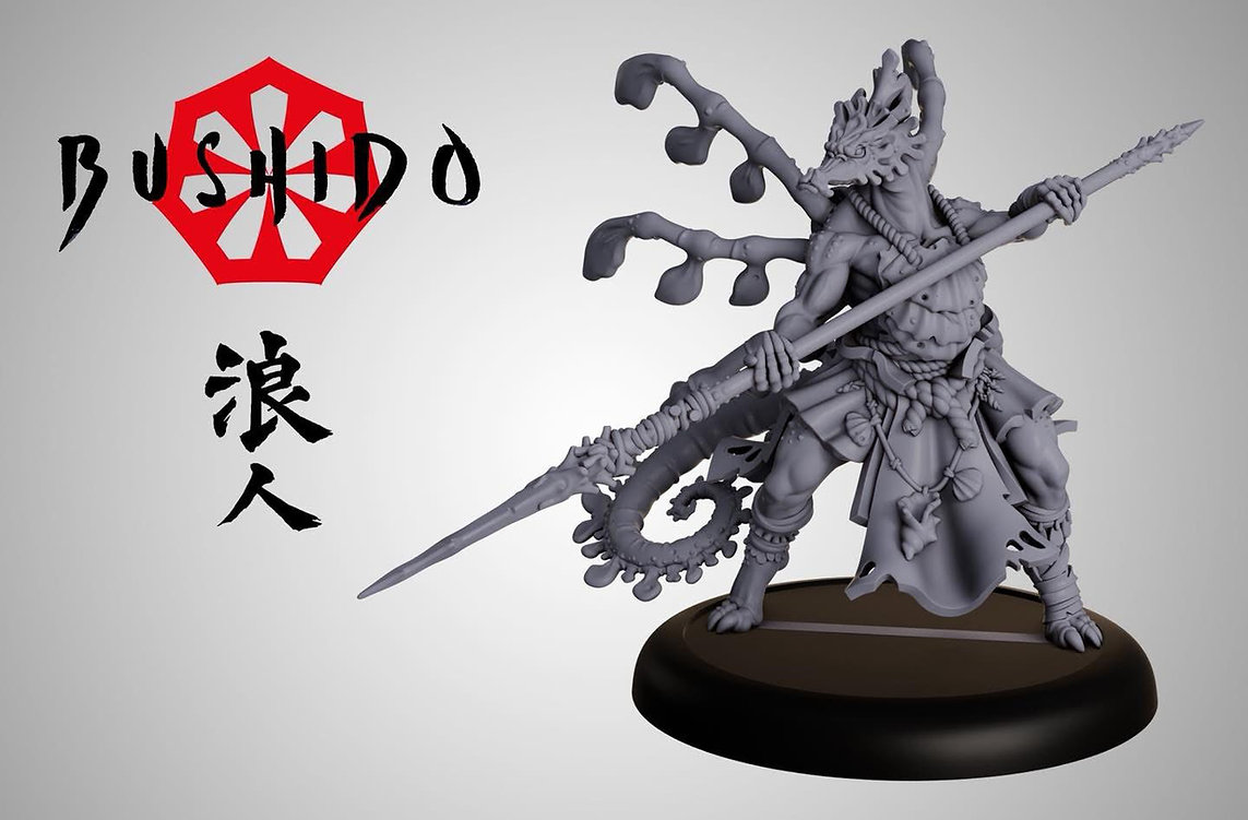 sea horse man model render