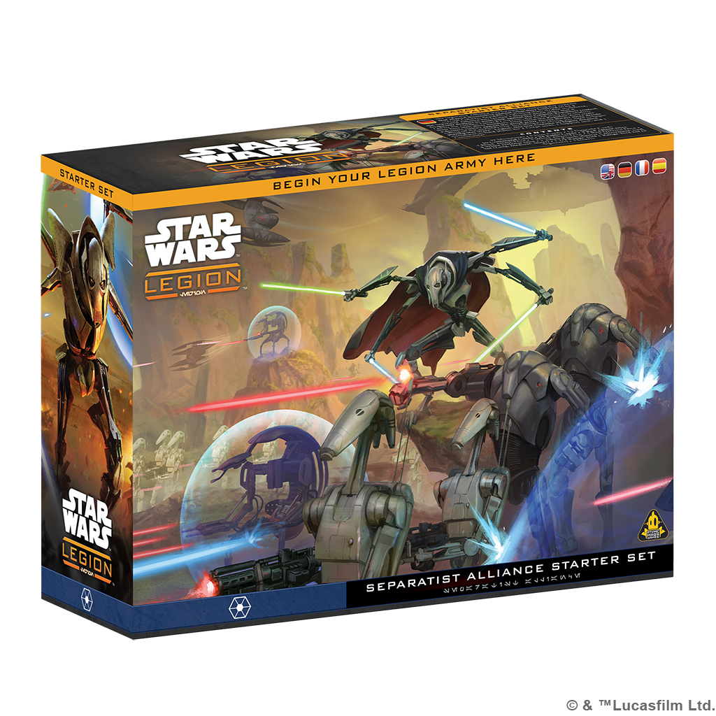 separatist alliance starter set box featuring general grevious