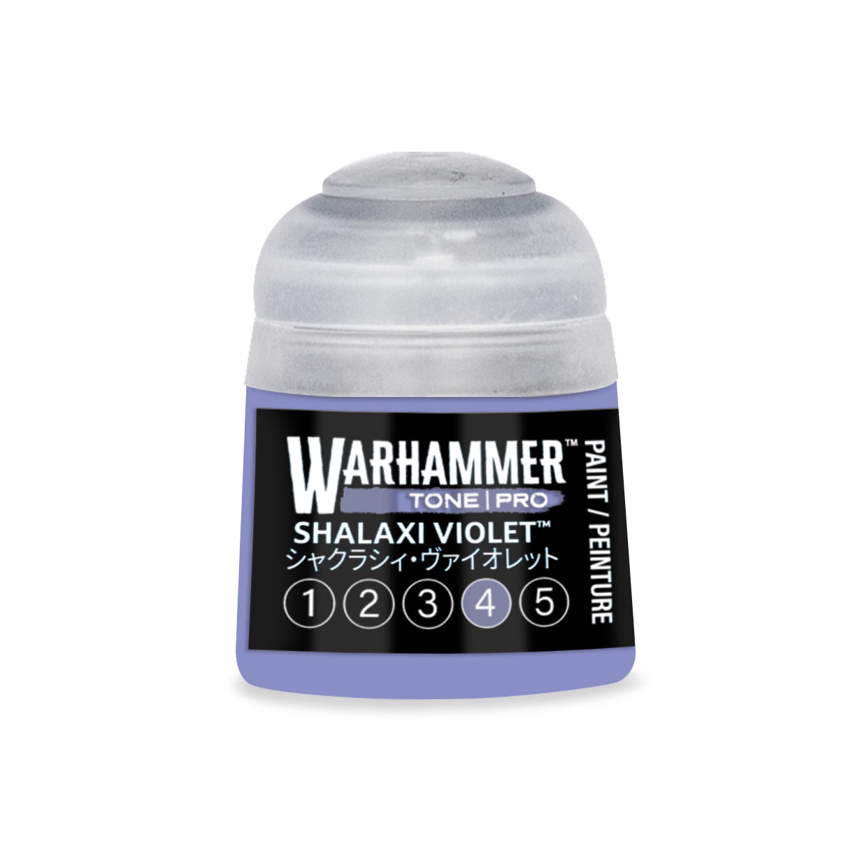 pot of lavender paint