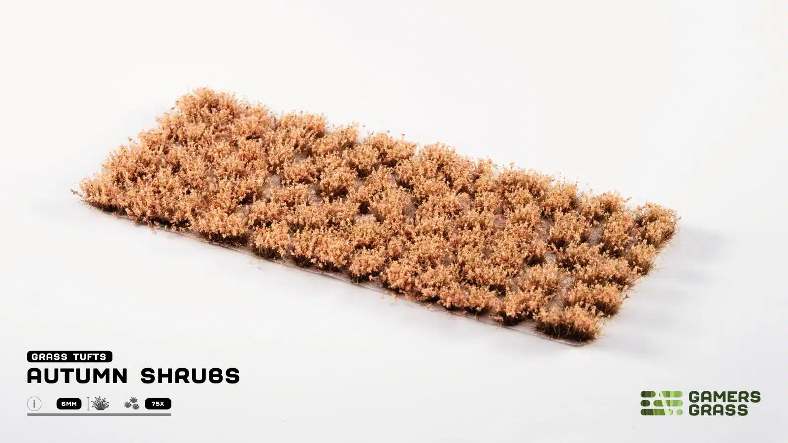 sheet of miniature orange shrubs