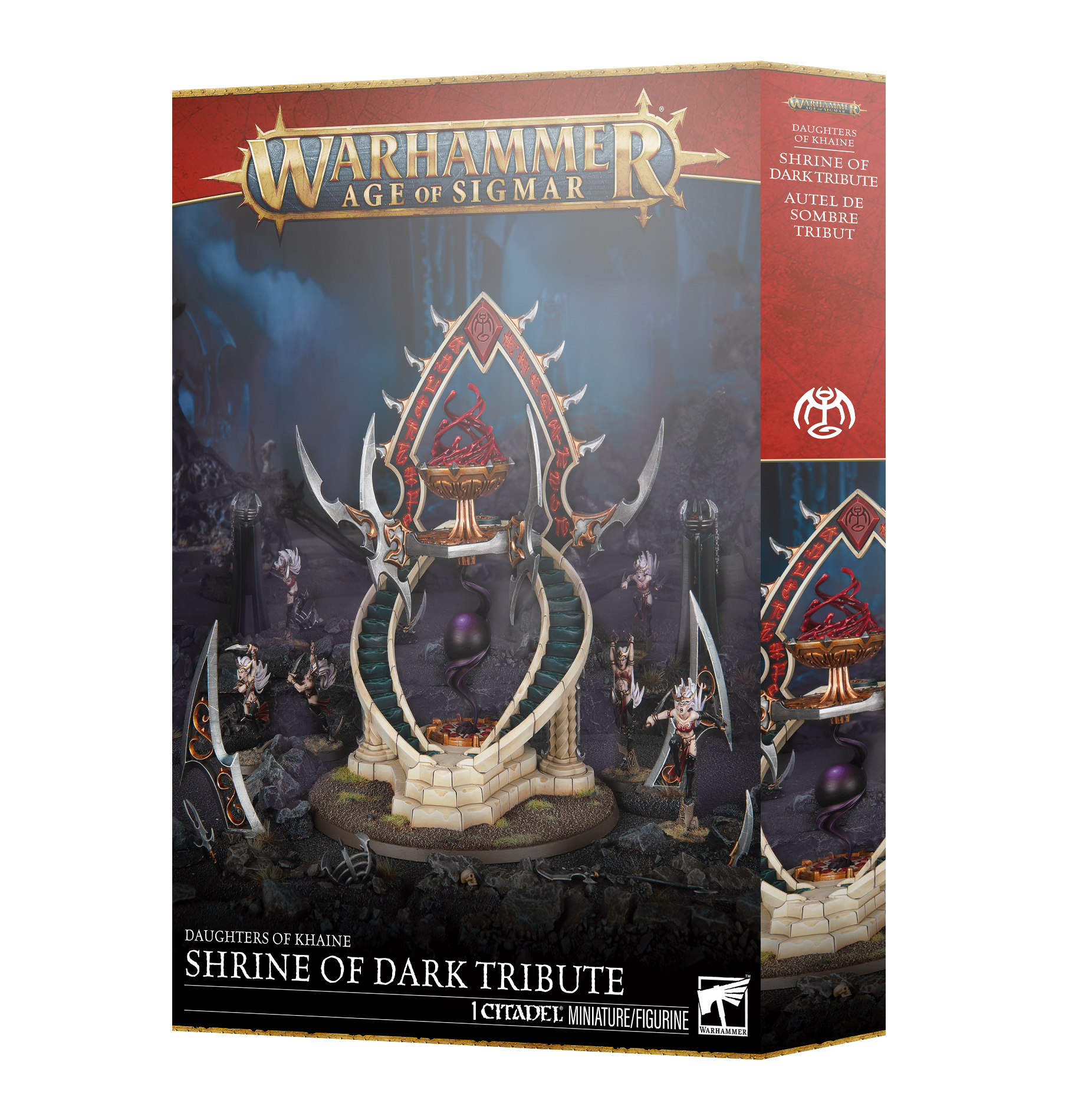 shrine of dark tribute front of box