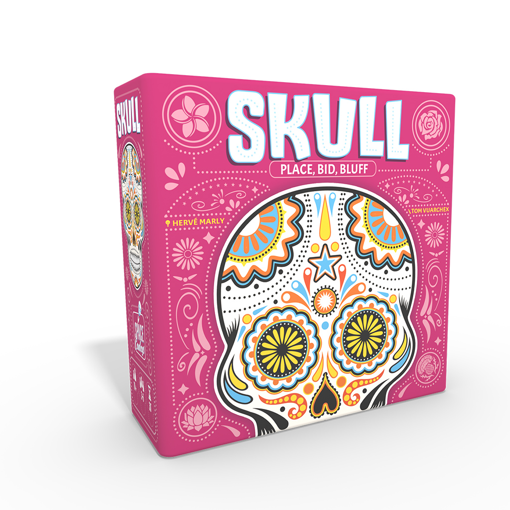 skull pink box
