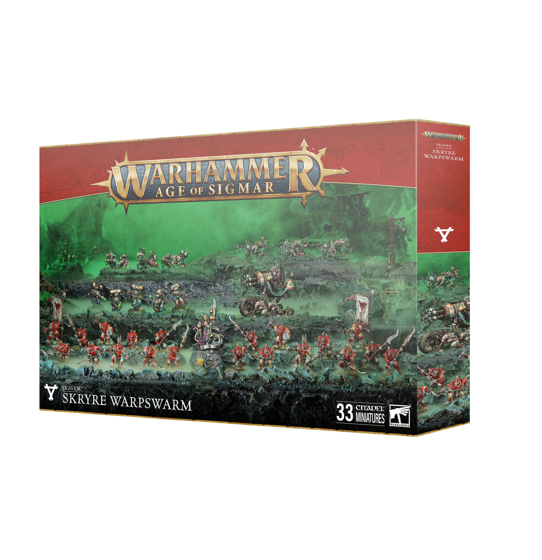 skryre warp swarm front of box