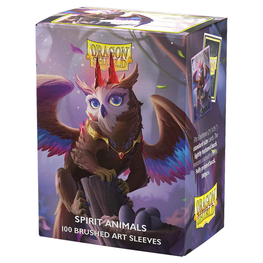 sleeves box featuring art of owl with four legs