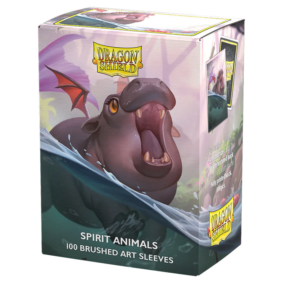 sleeves box featuring art of winged hippo