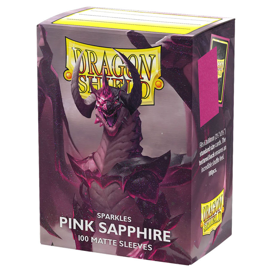 sleeves box featuring magenta dragon