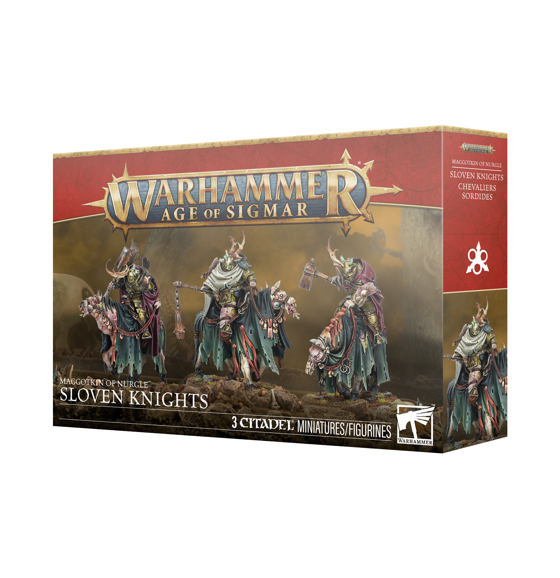 sloven knights front of box