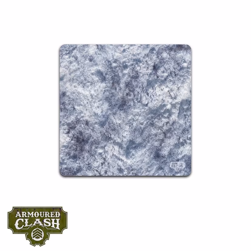 snowy pattern square mat