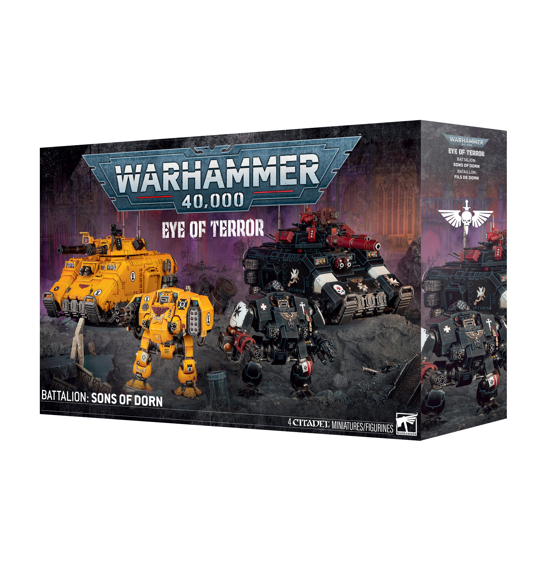 sons of dorn battalion front of box