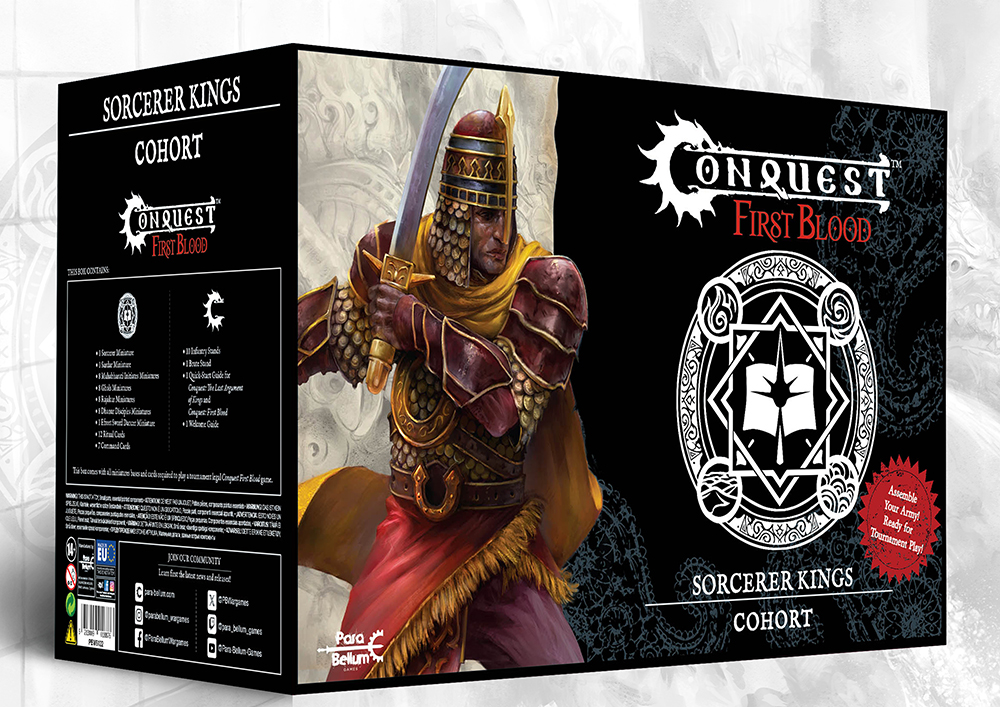 sorcerer kings cohort front of box